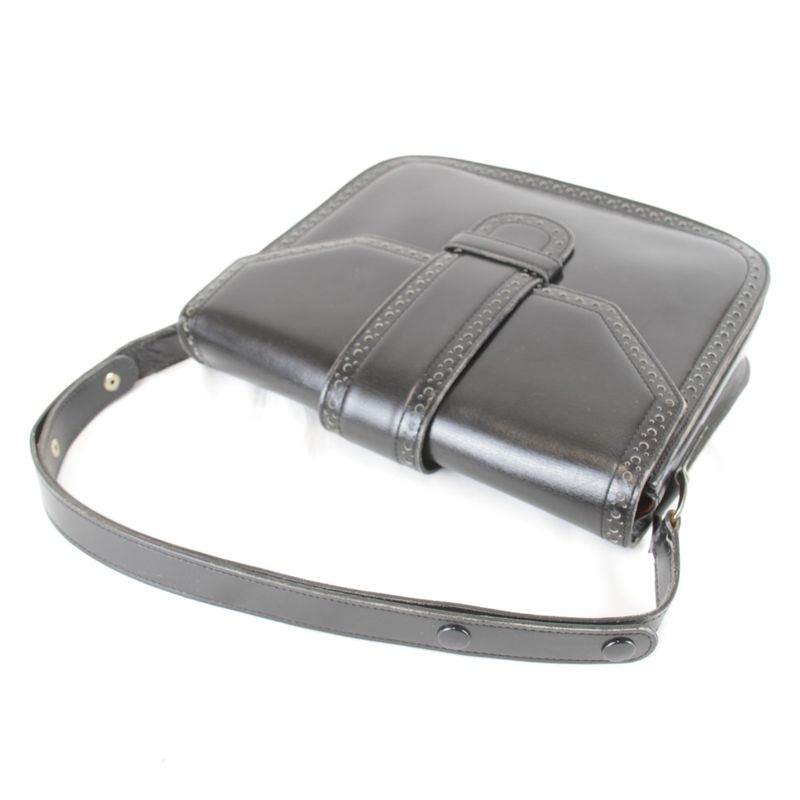 Yves Saint Laurent One Shoulder Bag Shoulder Bag Leather Black