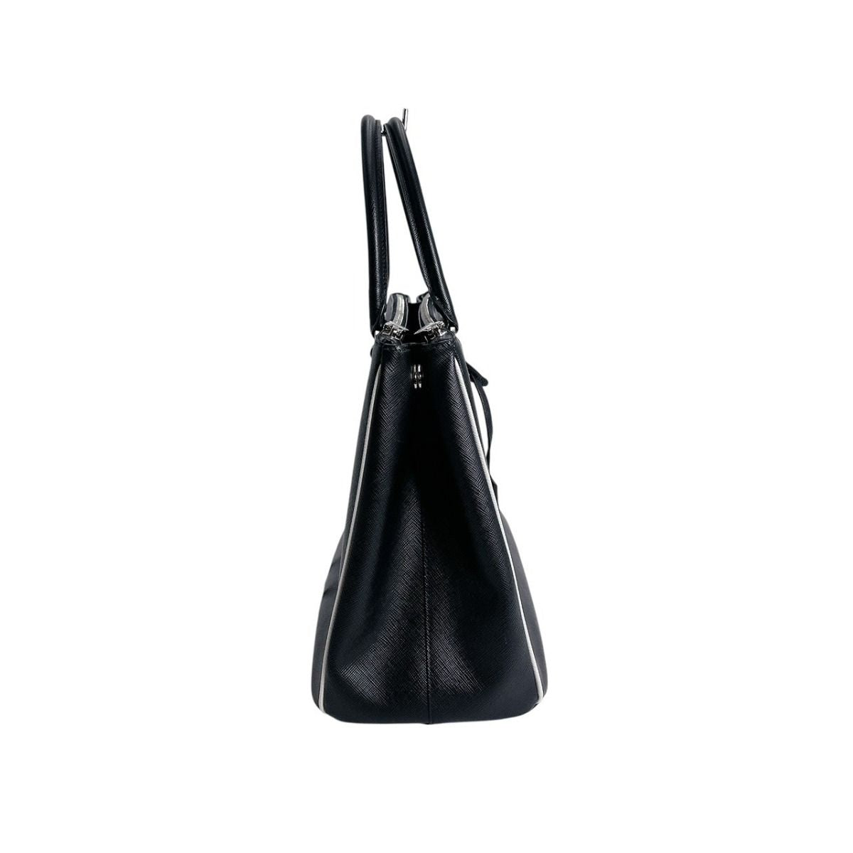 Prada 1 Ba274 2-Way Bag Saffiano Tote Black