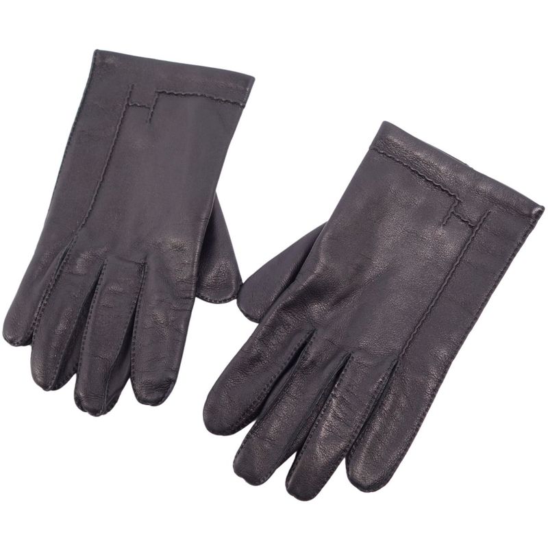 Hermes Gloves H Logo Lamb Leather Men's Fran