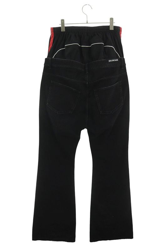 Balenciaga 814224 Trw58 Layered Denim Pants Men's M