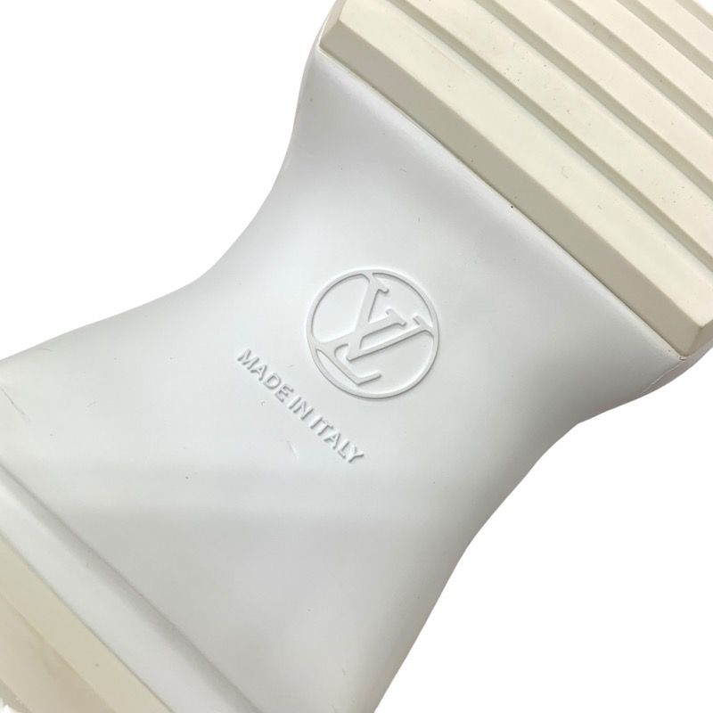 Louis Vuitton Arclight Line Sneakers Shoes Fabric Leather White Unused LV Logo