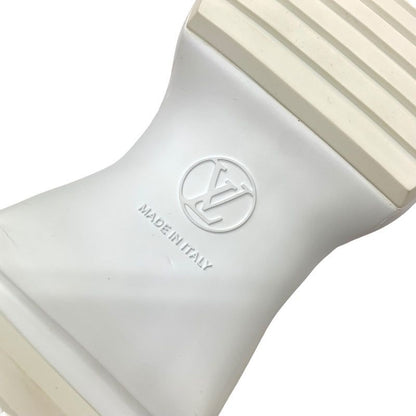 Louis Vuitton Arclight Line Sneakers Shoes Fabric Leather White Unused LV Logo