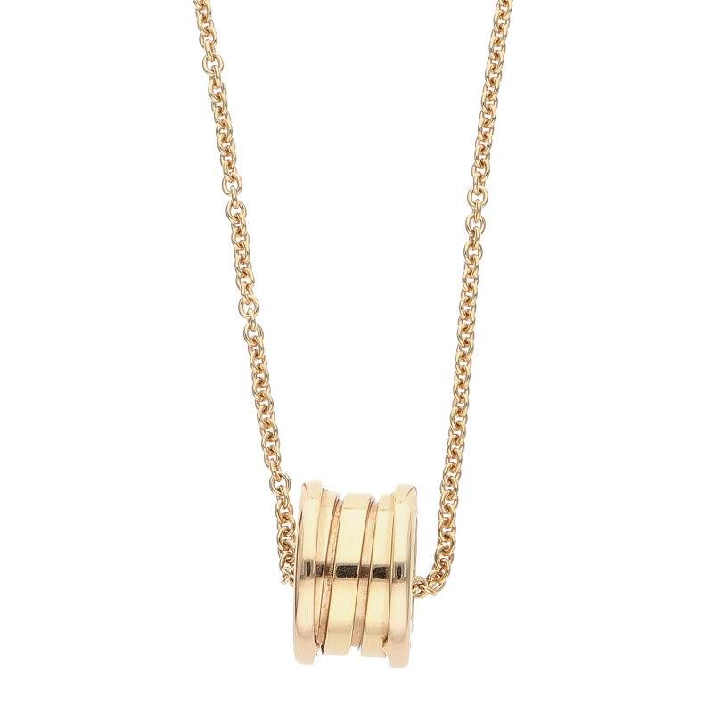 Bulgari B-zero1 Bee Zero One 3-band 18K Pink Gold Pink Gold Necklace Ladies