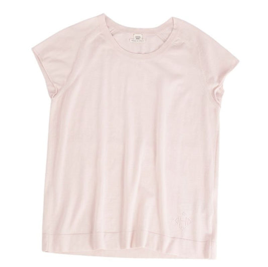 Hermes Knit Sweater French Sleeves H Logo Cot