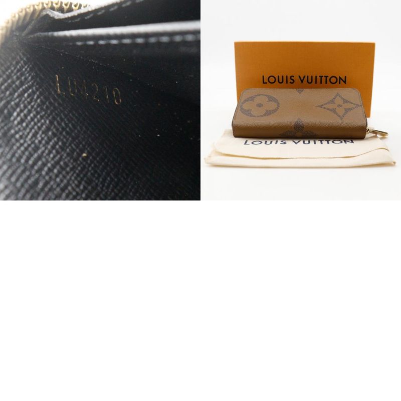 Louis Vuitton Zippy Wallet Monogram Giant Reverse M69353 Monogram Canvas Brown