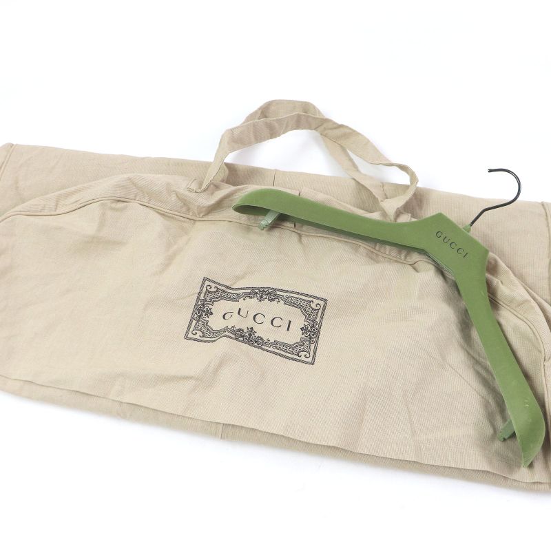 Gucci 20AW 636391 GG Logo All Over FAKE NOT Print Webline Nylon Jacket Blouson