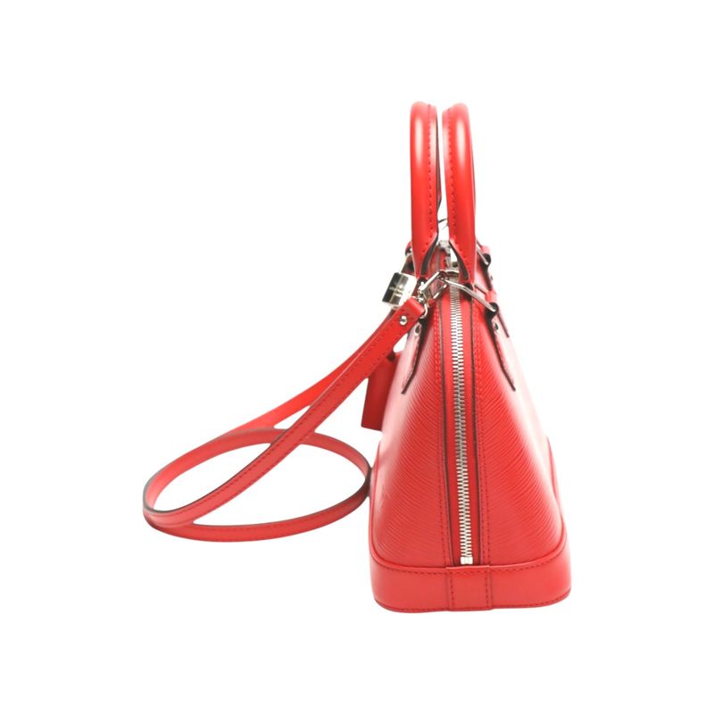 Louis Vuitton M50516 Epi Shoulder Bag Nano Alma Shoulder Bag Louis Vuitton Red