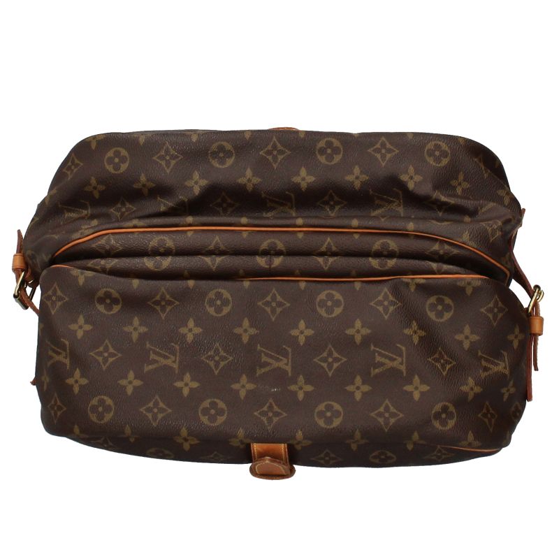 Louis Vuitton Someur 35 M42254 Monogram Women's Shoulder Bag Brown Excellent