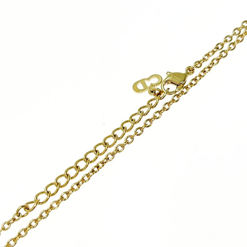 Christian Dior GP CD Logo Necklace Women's Gold 357890 Necklace