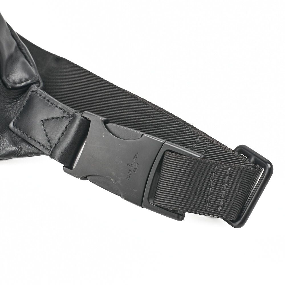 Louis Vuitton Monogram Shadow Discovery Pam Bag Shoulder Bag Black Noir Black