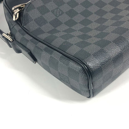 Louis Vuitton Shoulder Bag Dayton PM N41408 Damier Graphite Canvas Black