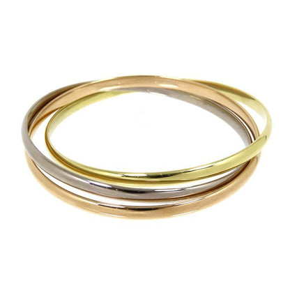 Cartier Trinity Bracelet Classic Model 18K Yellow Gold 18K White Gold 18K Pink