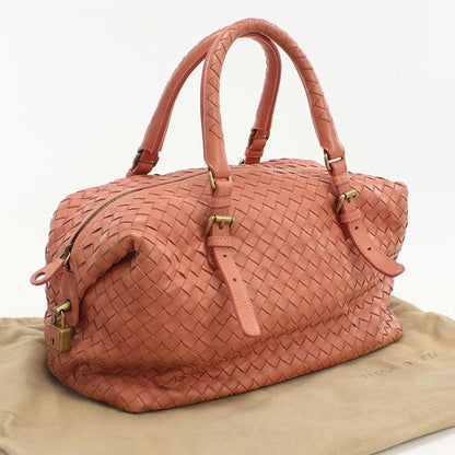 Bottega Veneta Intrecciato 173398 V00a2 6810 Mini Boston Leather Women