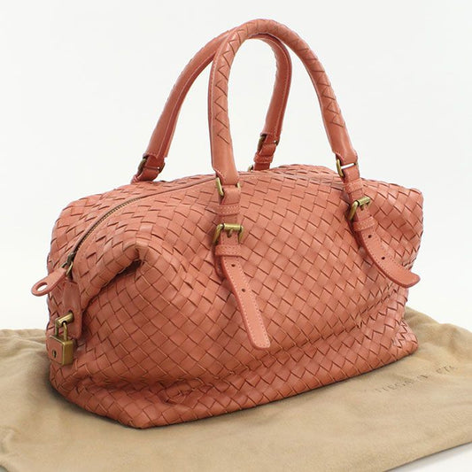 Bottega Veneta Intrecciato 173398 V00a2 6810 Mini Boston Leather Women