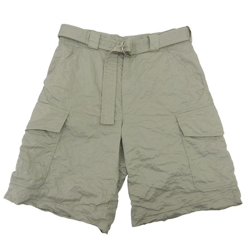 Prada Beautiful Stretch Cotton Bermuda Shorts Bottoms Men's Khaki S 24SS S