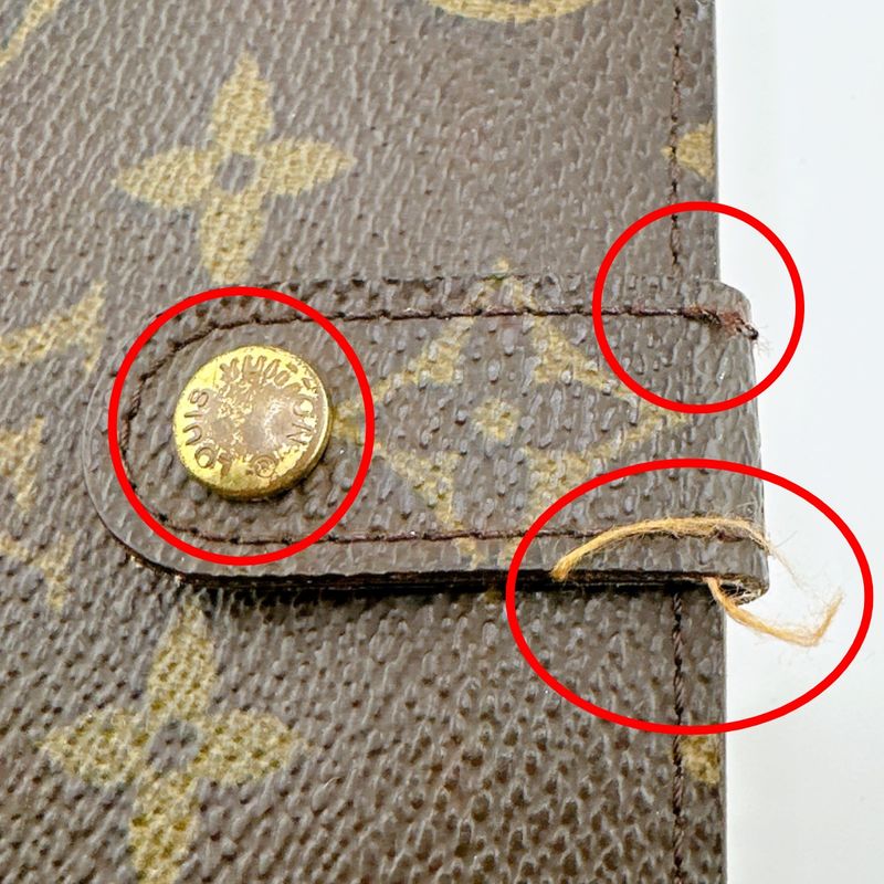 Louis Vuitton M61663 Monogram Wallet With Credit Card Pocket Porte Monet Vieux