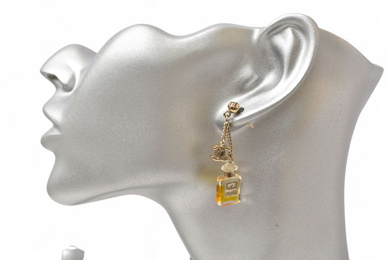 Chanel Earrings Accessories Chanel Coco NO5 Perfume Bottle Motif Perfume Bottle