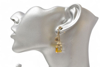 Chanel Earrings Accessories Chanel Coco NO5 Perfume Bottle Motif Perfume Bottle