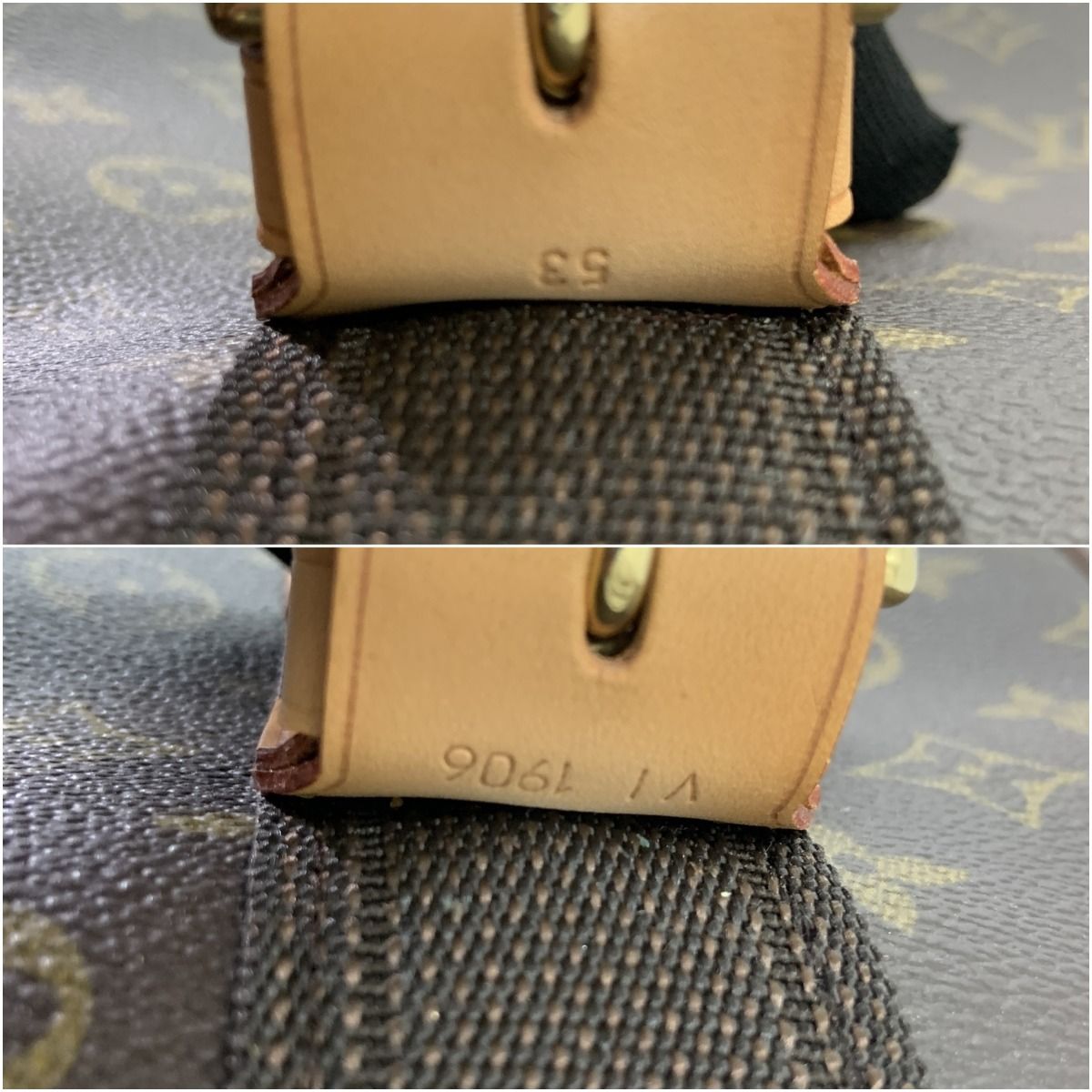 Louis Vuitton Monogram Satellite 53 Trunk Case 2way Bag M23356 Brown