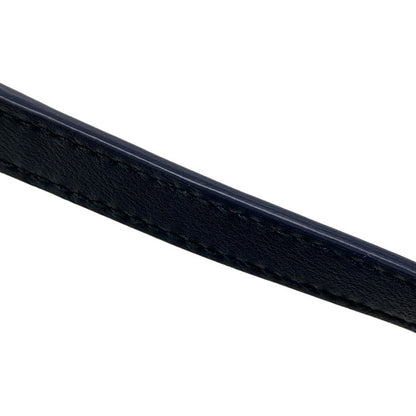 Dior/christian Dior Handbag Diortravel Nomad Pouch Navy And Beige Leather