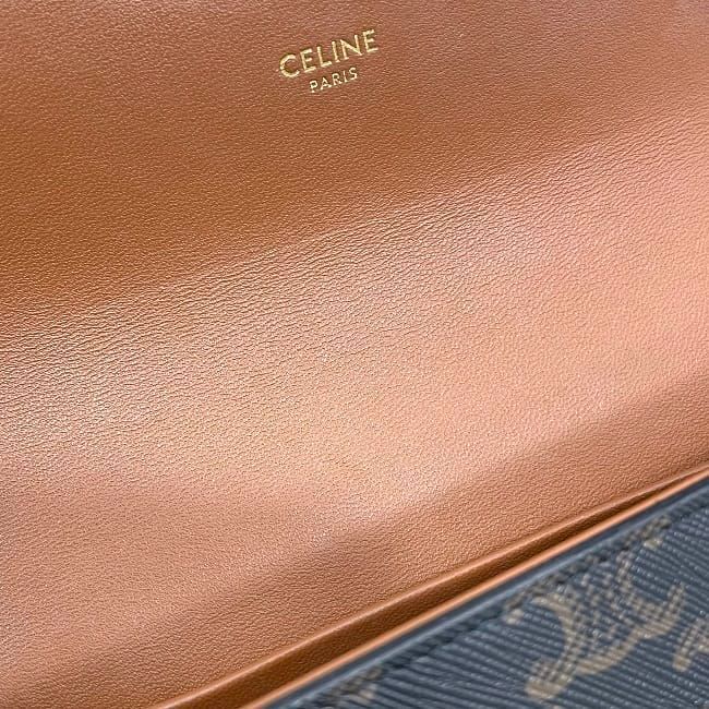 Celine Semishoulder Bag Claude Brown Triomphe