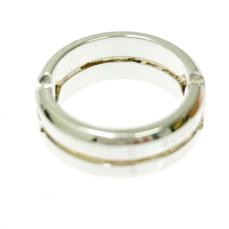 Gucci Silver Knot Infinity Ring 6.3g 925 Engraved 364367 Ring