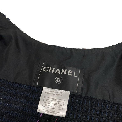 Chanel Skirt Suit Women's P29905/p29915 Black×navy×multi Seventh Sleeve/tweed/co