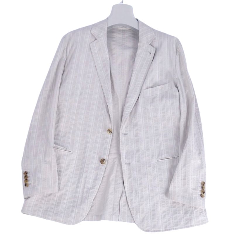 Hermes Jacket 21SS Tailored Stripe Sheer