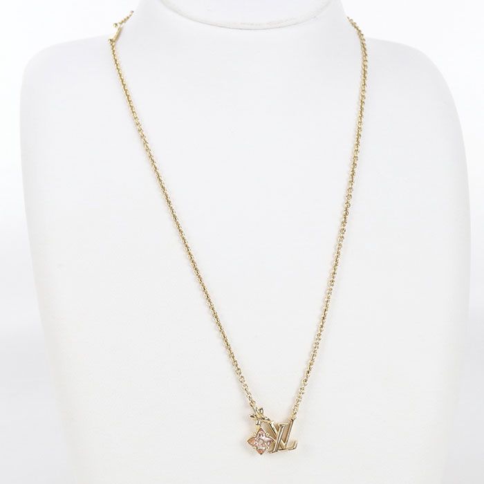 Louis Vuitton Collier Lou Glam M00783 Necklace Metal Ladies