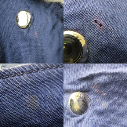 Hermes Tote Bag Amedava Diago PM Leather Polyester Navy Silver Hardware Woven