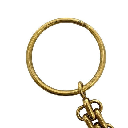 Chanel Key Holder Gold Coco Mark Excellent Condition GP Preowned Chanel
