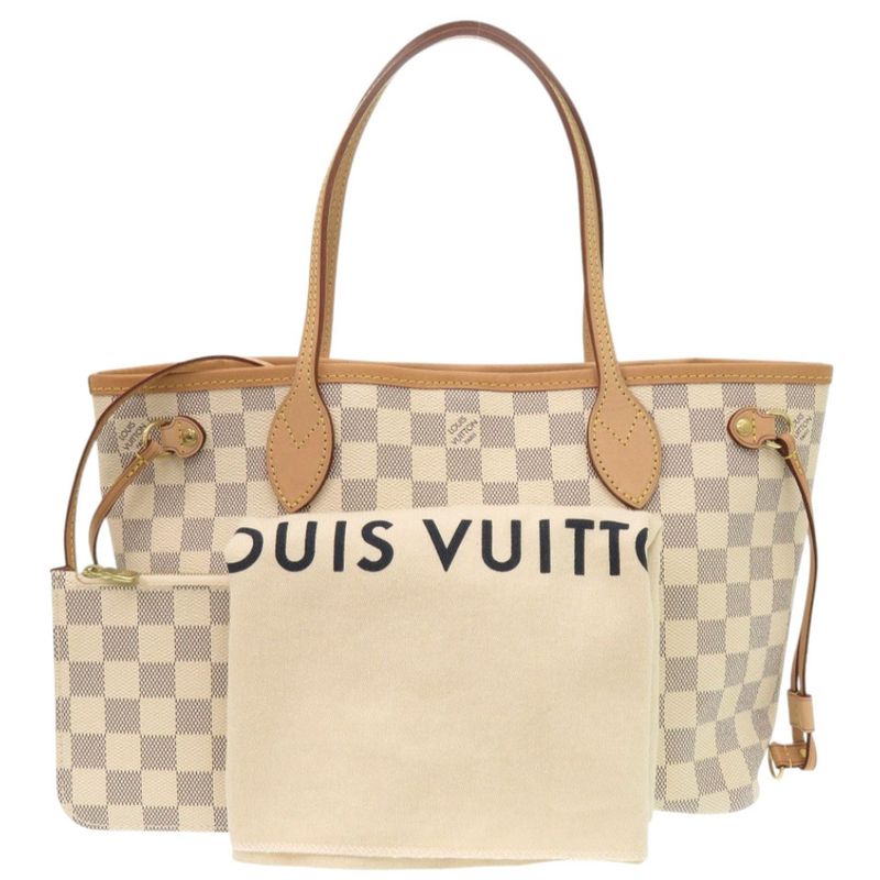 Louis Vuitton Neverfull PM Damier Azure N41362 Tote Bag LV 1042 Louis Vuitton