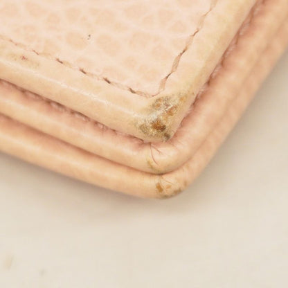 Gucci Wallet GG Marmont Butterfly 499361 Leather Pink Beige Gold Hardware Women