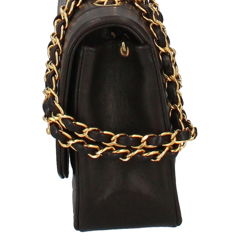 Chanel Diana 25 Chain Shoulder Bag A01164 Lambskin Women Shoulder Bag Dark