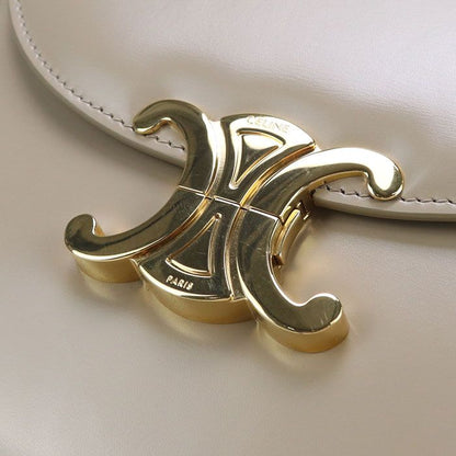 Celine Triomphe Crossbody Shoulder Bag Calf Womens