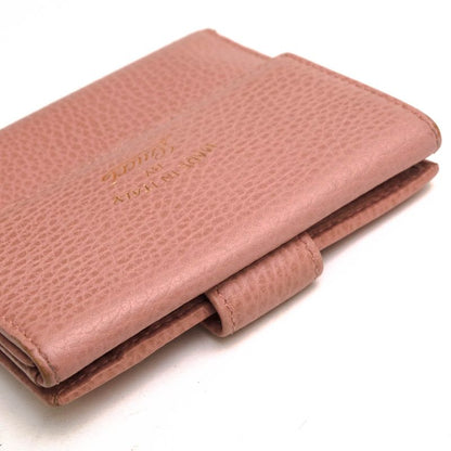 Gucci Wallet Ladies Women Leather Genuine Pink 806215924 Hook Bifold with