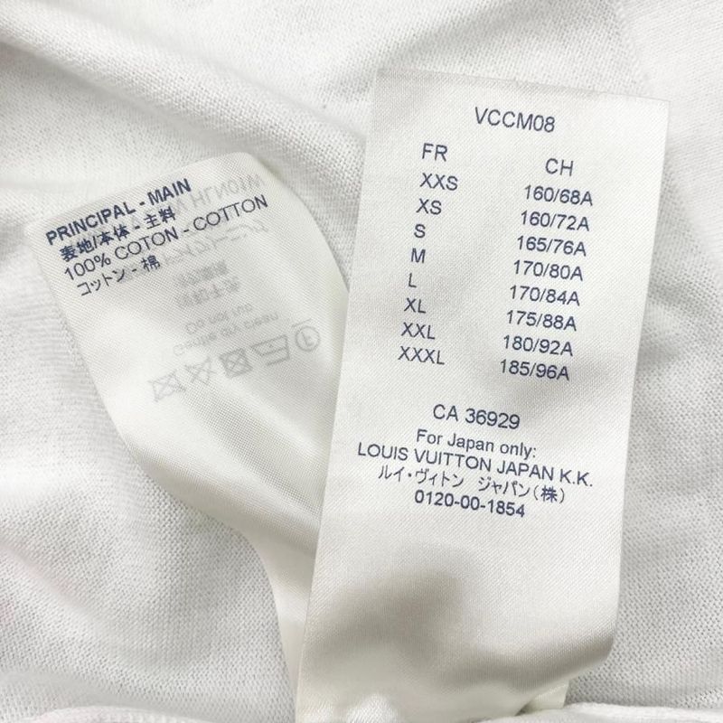 Louis Vuitton Short Sleeve T-Shirt Virgil Abloh Water Color Monogram Rm211v Zlw