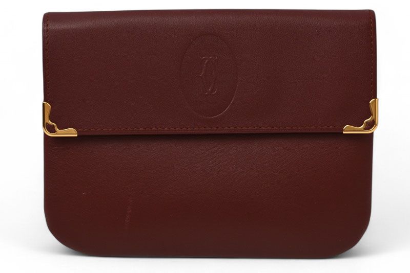 Cartier Coin Case Card Case Vintage Cartier Wallet Mini Pouch Must De Cartier