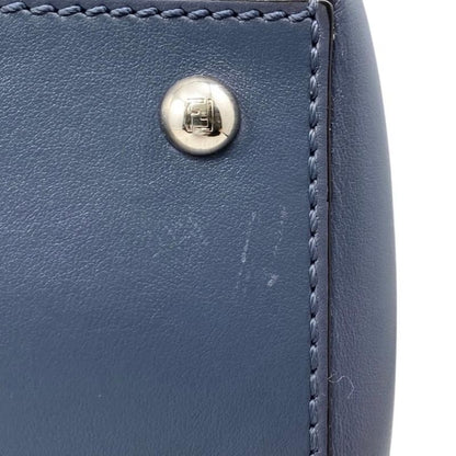 Fendi Handbag Shoulder Bag Dotcom 8bn293 Calf Leather Navy Blue Pink Beige Fendi