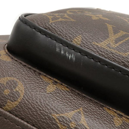 Louis Vuitton Backpack Daypack Josh Monogram Macassar Monogram X Black Silver