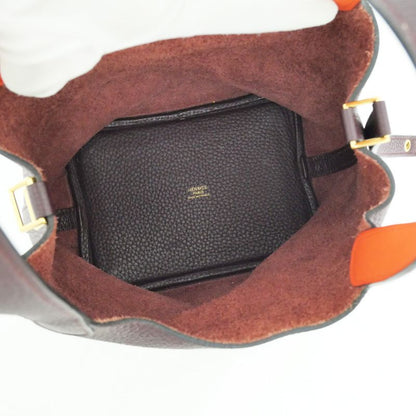 Hermes Picotin Lock PM 18 Eclat Handbag Purun Orange Poppy - Taurillon