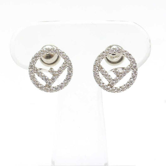 Fendi F'is Fendi Earrings Plated Rhinestones