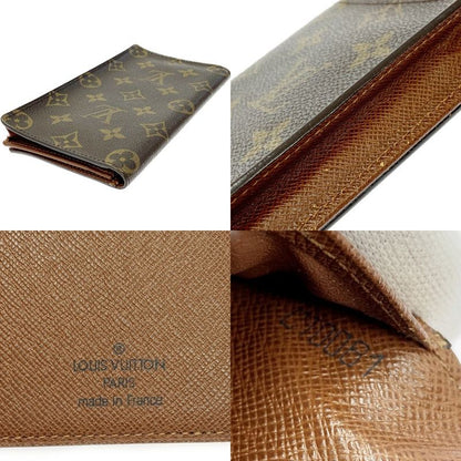 Louis Vuitton M60825 Monogram PVC Porte Cles Di Brown 403703 Long Wallet
