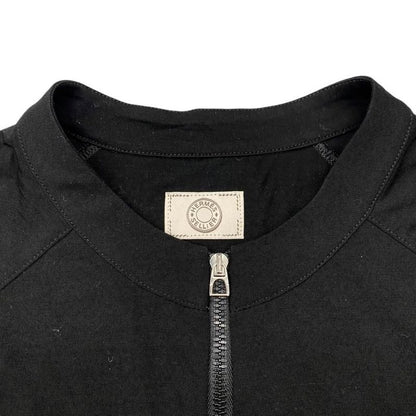 Hermes Short Sleeve T-Shirt Hermes Fit H800731e Merino Wool Serie Neck Zipper