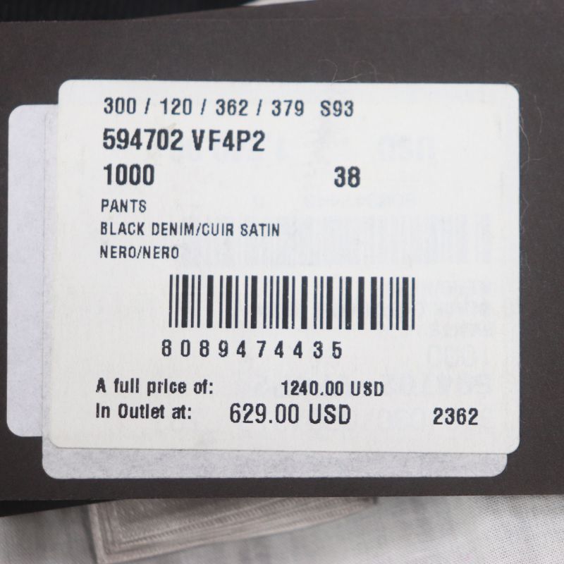  Bottega Veneta 19AW 594702 Sideline Button Fly Denim Pants