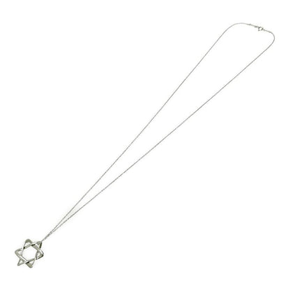 Tiffany & Co Silver Elsa Peretti Star of David Necklace 3.3g 925 Engraved