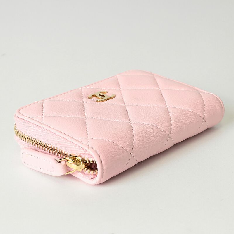 Chanel Coin Case Classic ZIP COIN Purse Pink