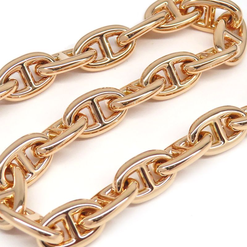 Hermes Bracelet Chaine D'ancre T PM 26 Frames 750pg Pink Gold 26 Links