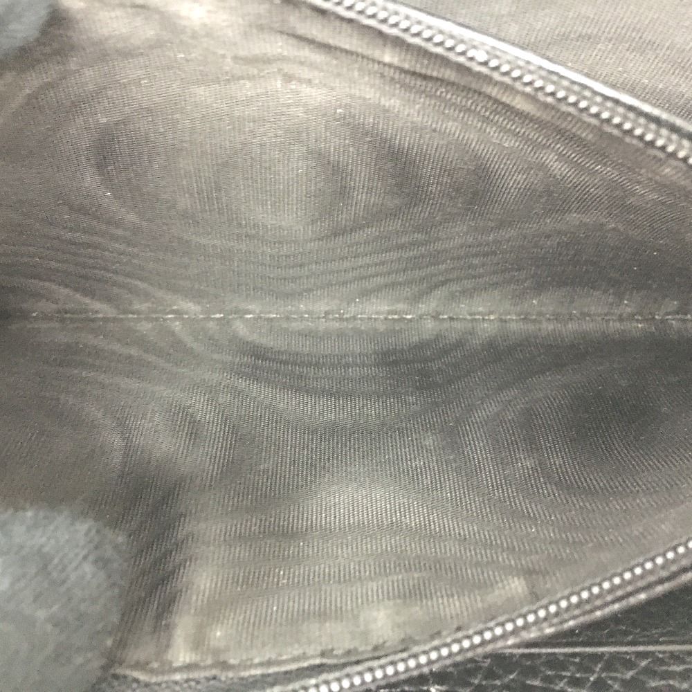 Gucci Leather Round Zipper Long Wallet Soho Soho Outlet 598187 Black