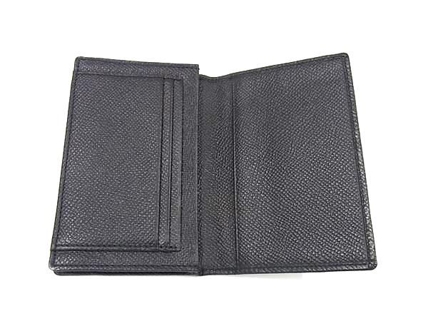 Bvlgari Leather Card Case Card Holder Business Card Holder Men Women Black